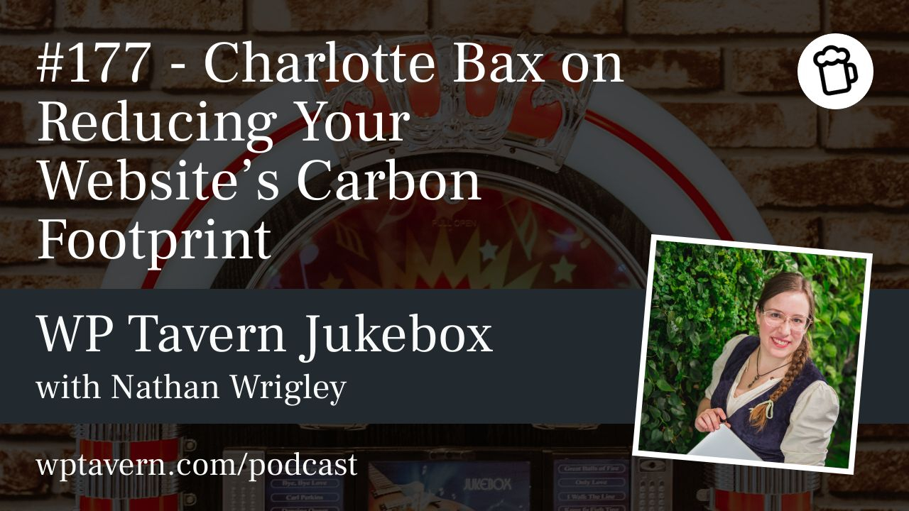 Charlotte Bax on Reducing Website Carbon Footprint